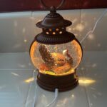 Lighted Blue Snowman Lantern with Music & Swirling Glitter photo review
