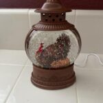 Lighted Blue Snowman Lantern with Music & Swirling Glitter photo review