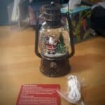 Christmas Snow Globe Lantern with Swirling Glitter photo review