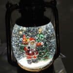 Christmas Snow Globe Lantern with Swirling Glitter photo review