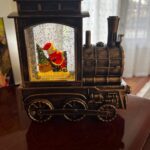 Vintage Musical Snow Globe Lantern with Snowflake Projection photo review