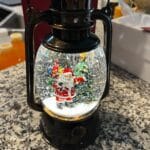 Christmas Snow Globe Lantern with Swirling Glitter photo review