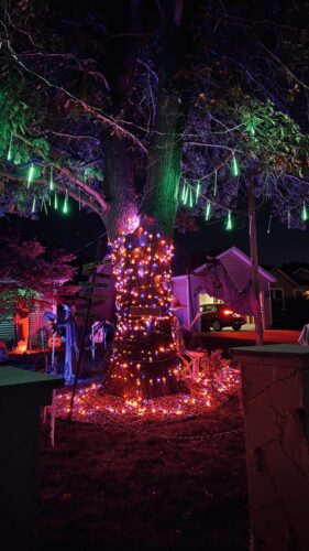 LED Multicolor Meteor Shower Christmas Lights photo review