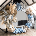 Dusty Blue & Neutral Balloon Arch Kit